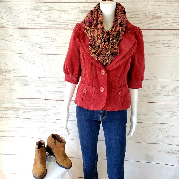 Anthropologie Jackets & Blazers - Anthropologie Ett Twa fully lined velvet blazer